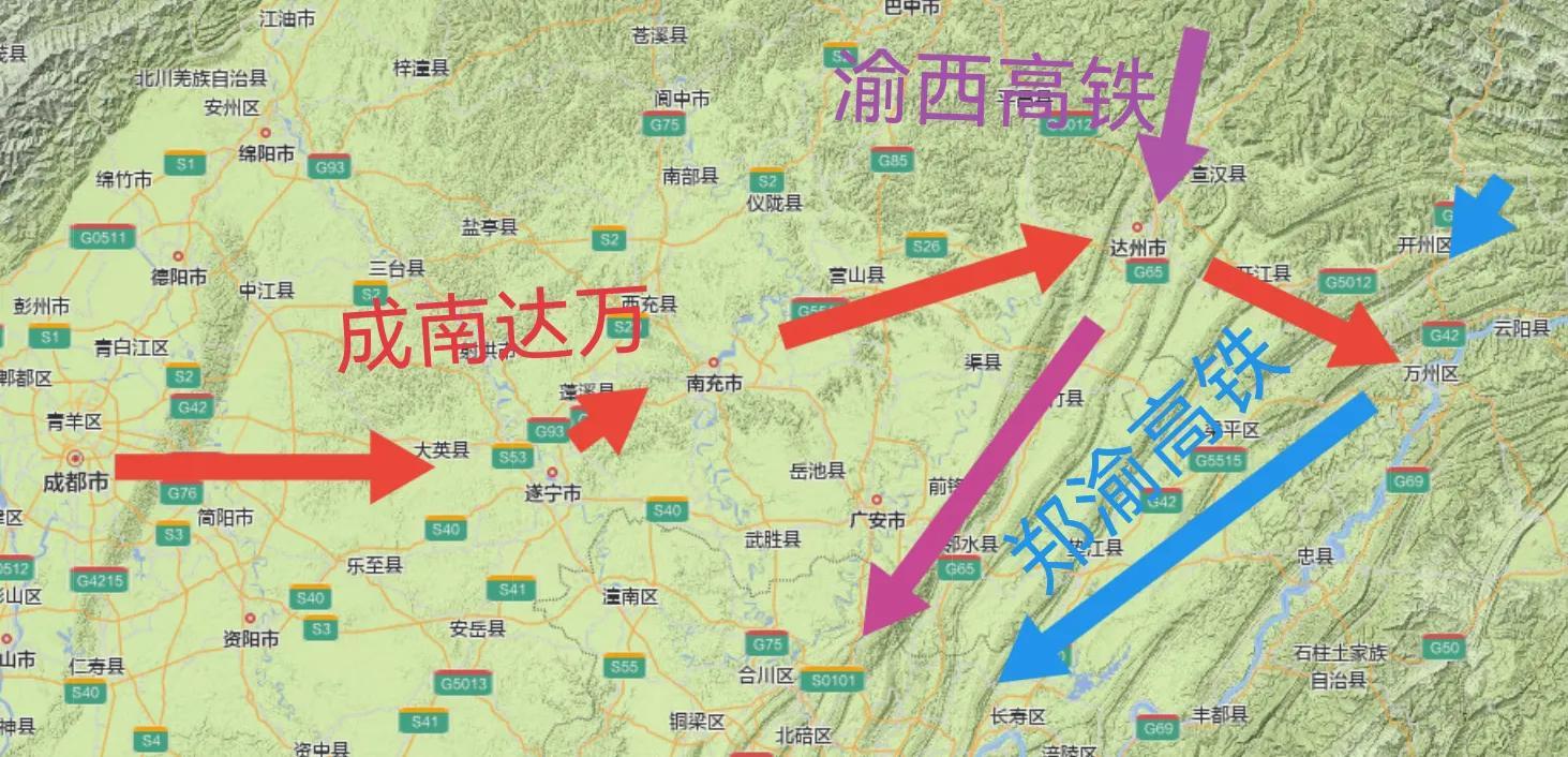 成达万高铁最新线路图,成达万高铁最新线路图解析